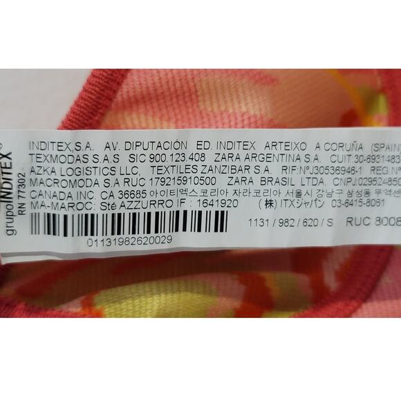 Zara Jacquard Stretch Bodycon Mini Dress Small - Picture 5 of 9